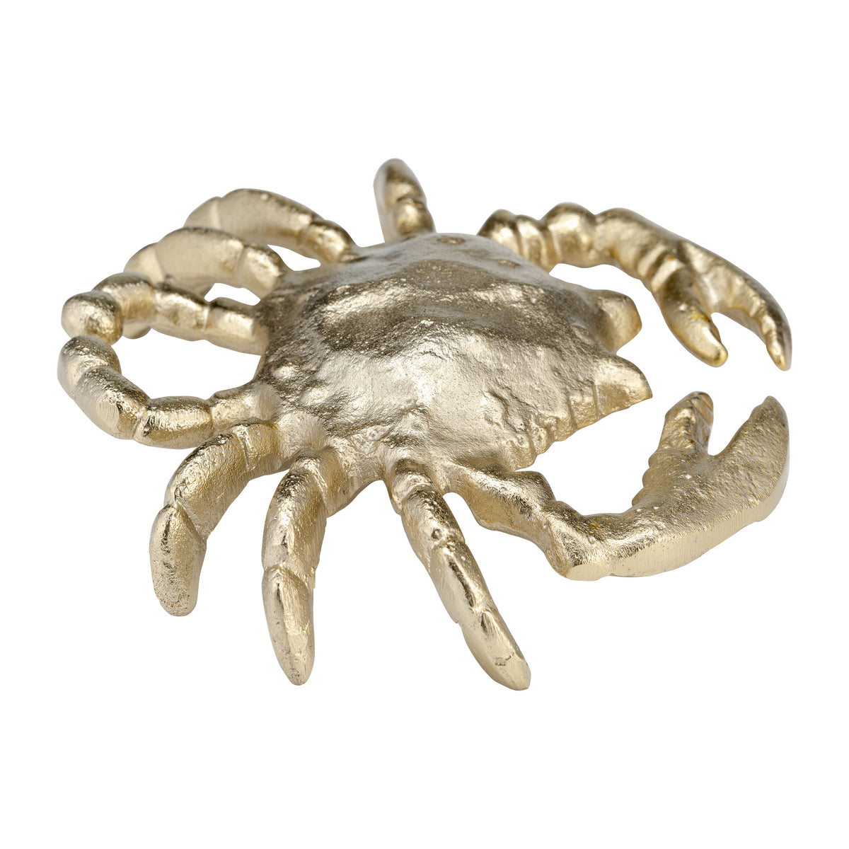 Imola Champagne Metal Crab Decor