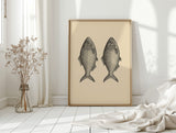 Two Fish Vintage Loaves and Fishes Symbol