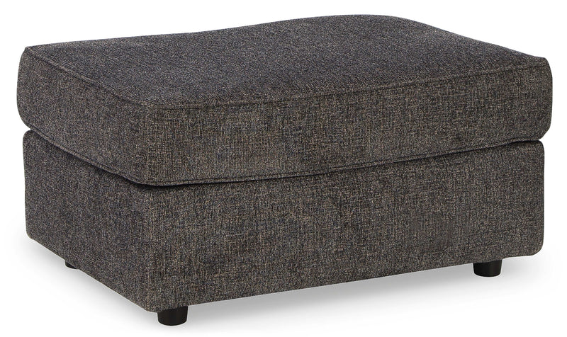 Cascilla Slate Ottoman - Ornate Home