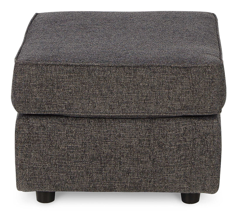 Cascilla Slate Ottoman - Ornate Home