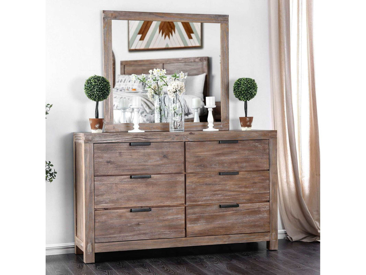 Wynton Weathered Light Oak Dresser - Ornate Home