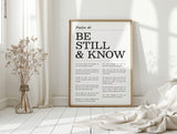 Be Still and Know Psalm 46