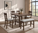 Guthrie Brown/Light Gray Counter Height Dining Set