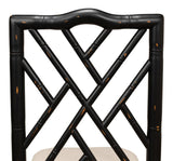 Brighton Black Bamboo Side Chair (Set of 2)