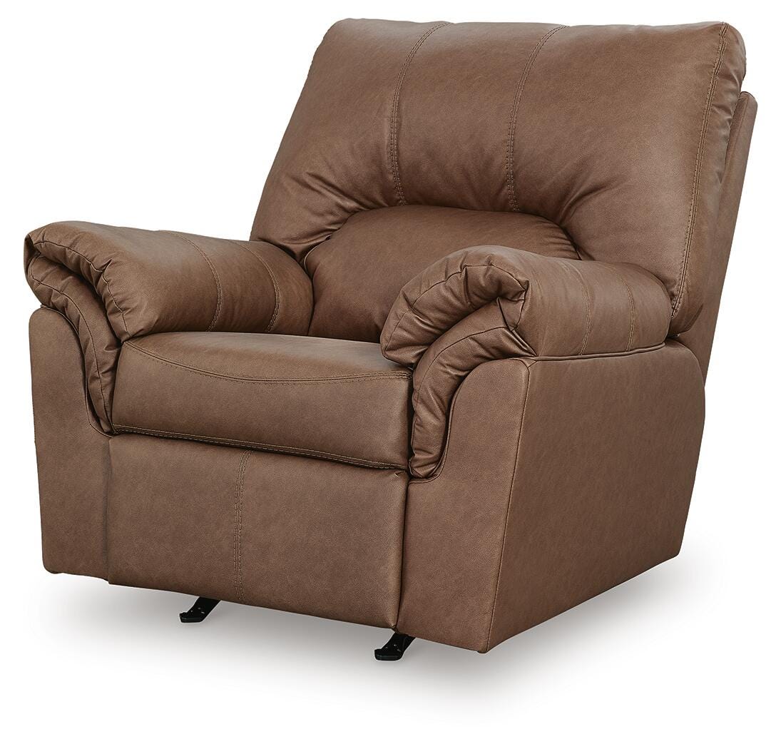 WillowBend Caramel Sofa and Recliner