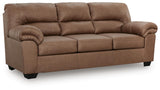 WillowBend Caramel Sofa and Recliner