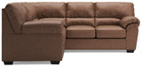 Whitlock Caramel 2-Piece Sectional with Right-Arm Facing Sofa (Online Special Price)