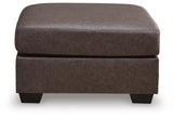 Whitlock Umber Oversized Accent Ottoman
