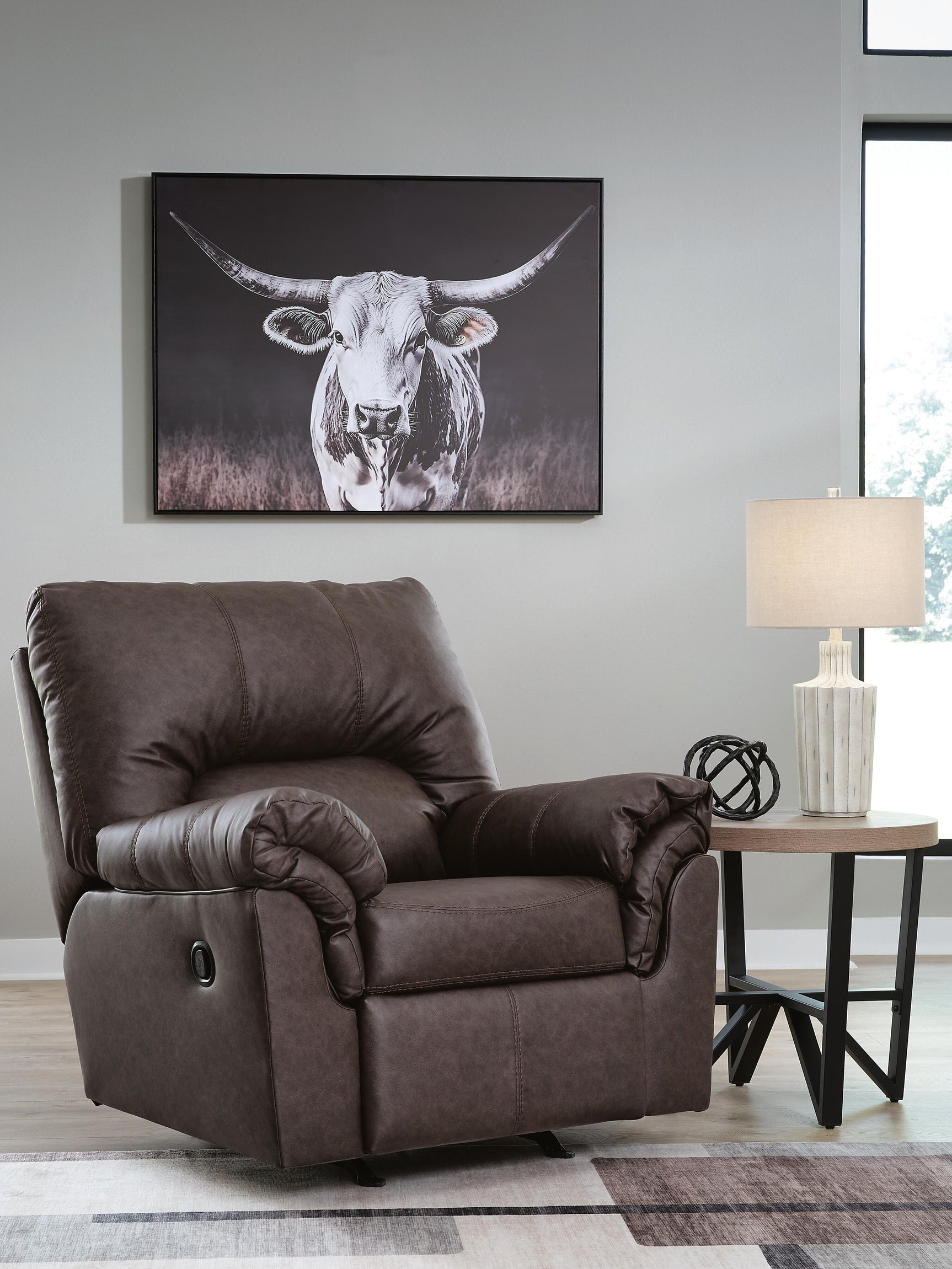 Whitlock Umber Recliner