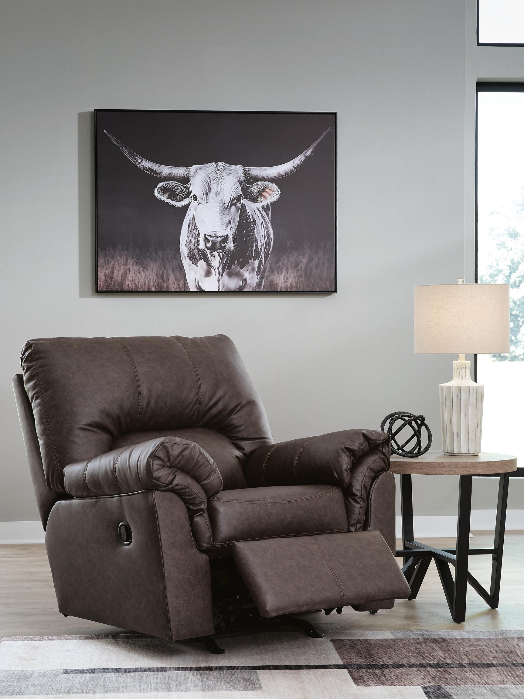 Whitlock Umber Recliner