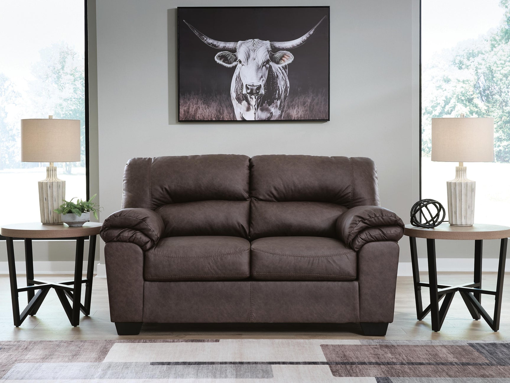 Whitlock Umber Loveseat