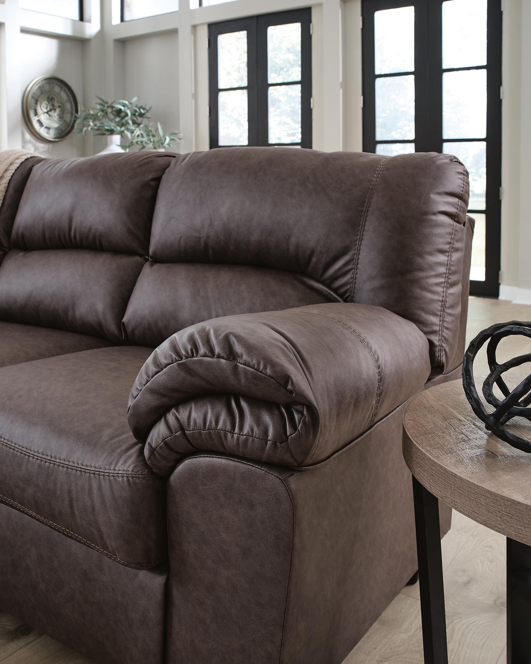 Whitlock Umber 2-Piece Sectional with Left-Arm Facing Sofa