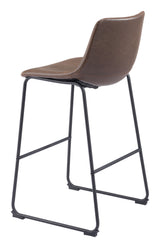 Smart Vintage Espresso Barstool (Set of 2)