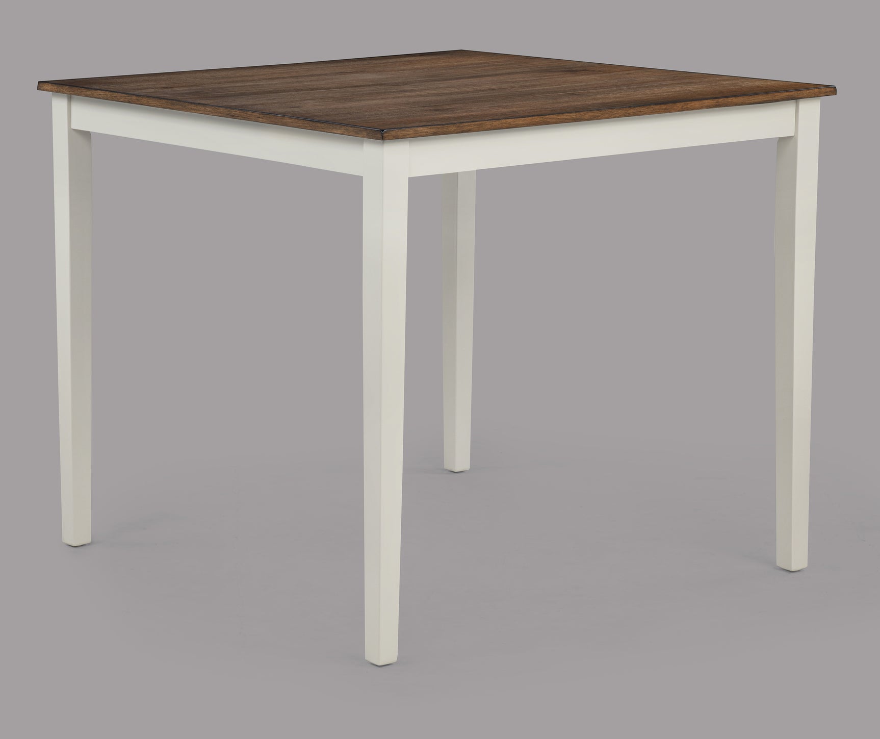 Brody White/Brown 5-Piece Counter Height Set