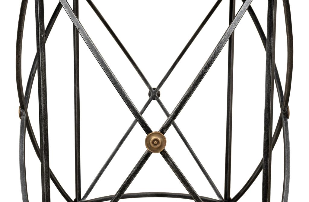 Drum & Fife Grey Lamp Table Marble