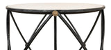Drum & Fife Grey Lamp Table Marble
