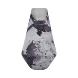 Rinconada White Glass Fog Shadow Vase