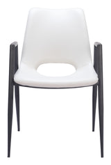 Desi White Dining Chair (Set of 2)