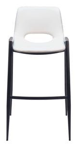 Desi White Barstool (Set of 2)