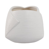 Linda White Abstract Planter