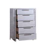 Aromas White Oak Chest w/ Side Storage