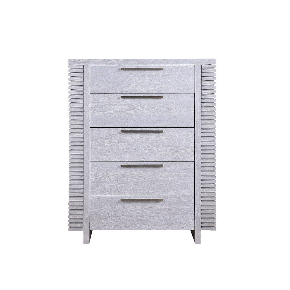 Aromas White Oak Chest w/ Side Storage