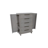 Aromas White Oak Chest w/ Side Storage