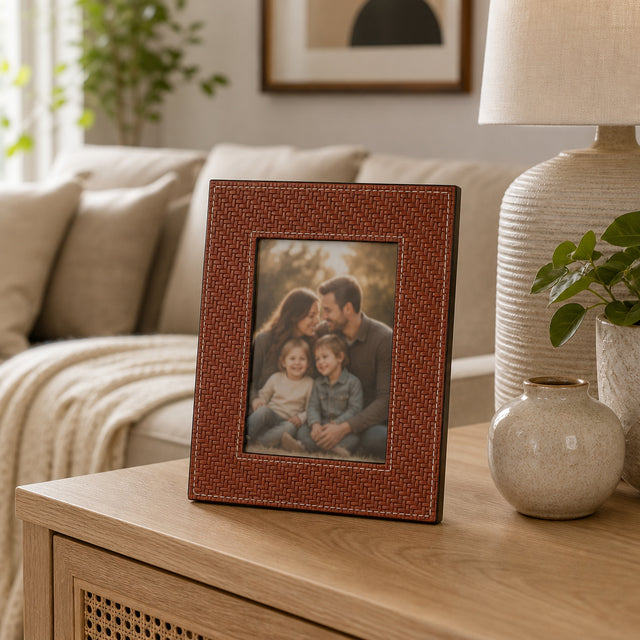 Hayfield Brown 5x7 Resin Pattern Frame