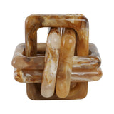 Herald Tan Marbled Resin Knot