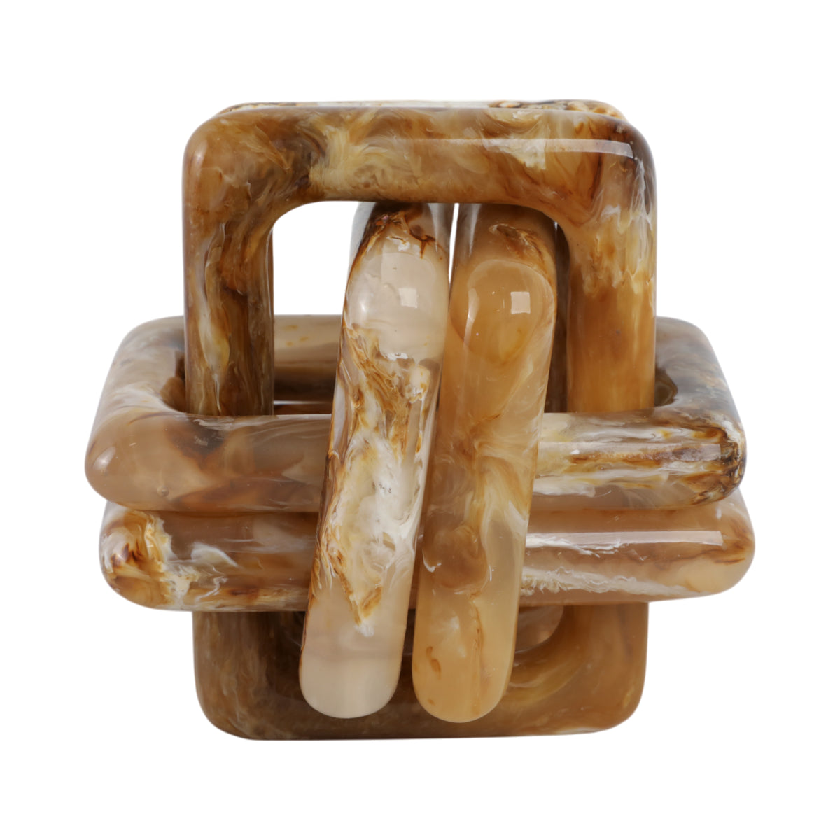 Herald Tan Marbled Resin Knot