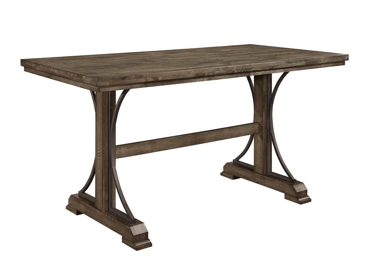 Quincy Grayish Brown Counter Height Table - Ornate Home