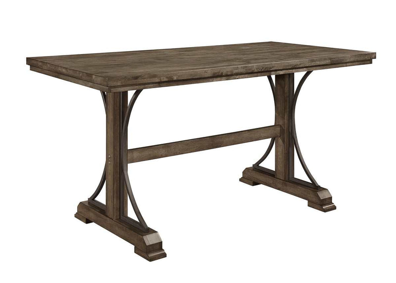 Quincy Grayish Brown Counter Height Table - Ornate Home