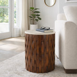 Davinwell Ivory/Brown Table