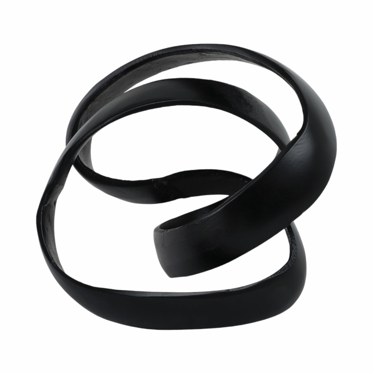 Dashport Black Aluminum Knot Sculpture - 14585-03EC