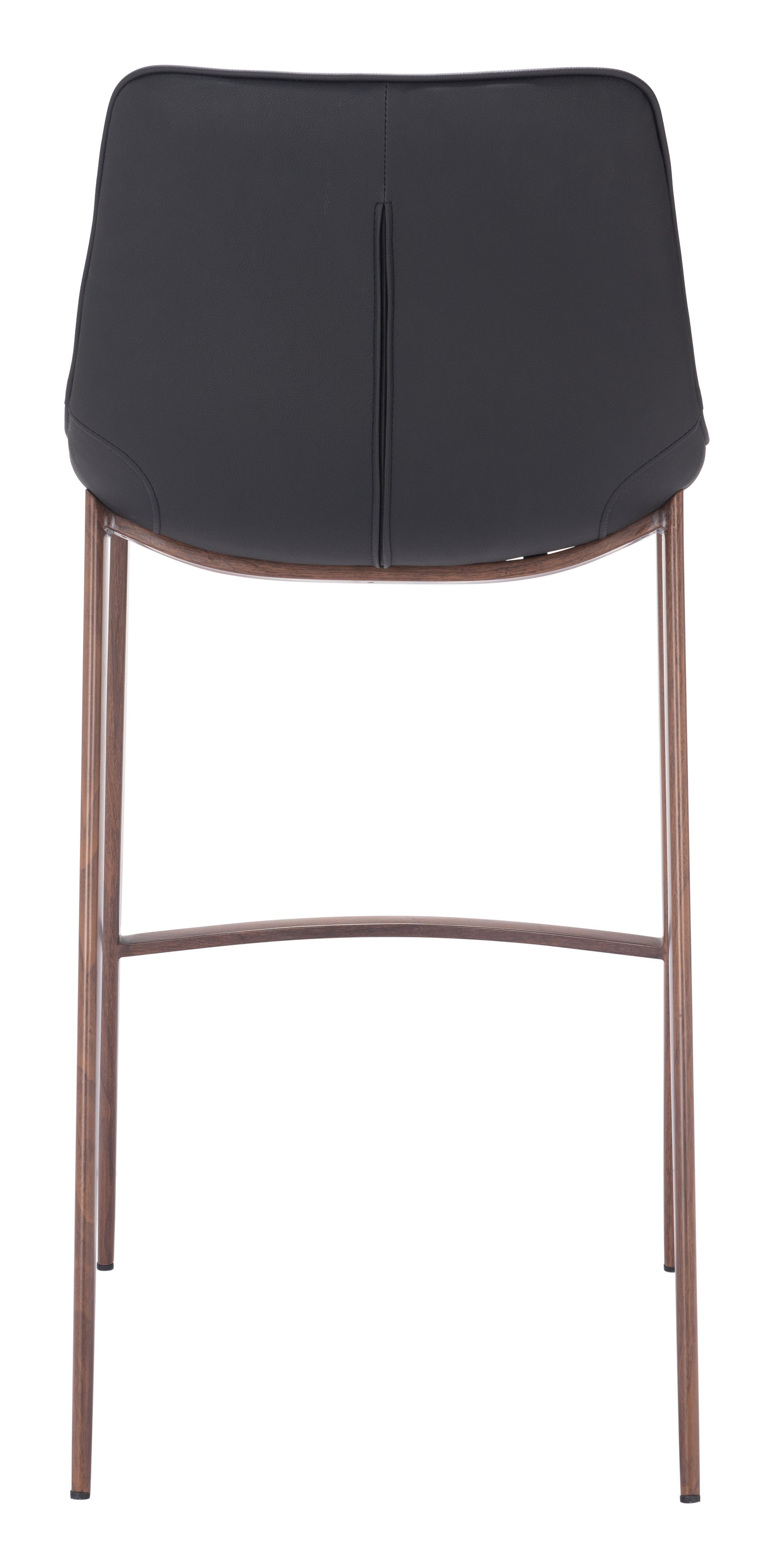 Magnus Black & Walnut Barstool (Set of 2)