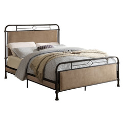 Tayton Black Queen Platform Metal Bed