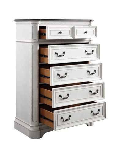 Florian Antique White/Oak Chest