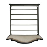 House Beatrice Two Tone Beige/Charcoal/Light Gray Queen Bed