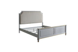 House Marchese Two Tone Beige/Pearl Gray Queen Bed