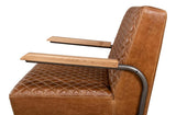 Beverly Hills Brown Chair Leather