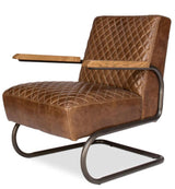 Beverly Hills Brown Chair Leather