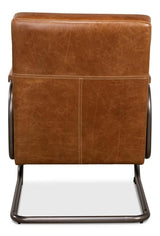 Beverly Hills Brown Chair Leather