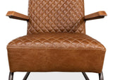 Beverly Hills Brown Chair Leather