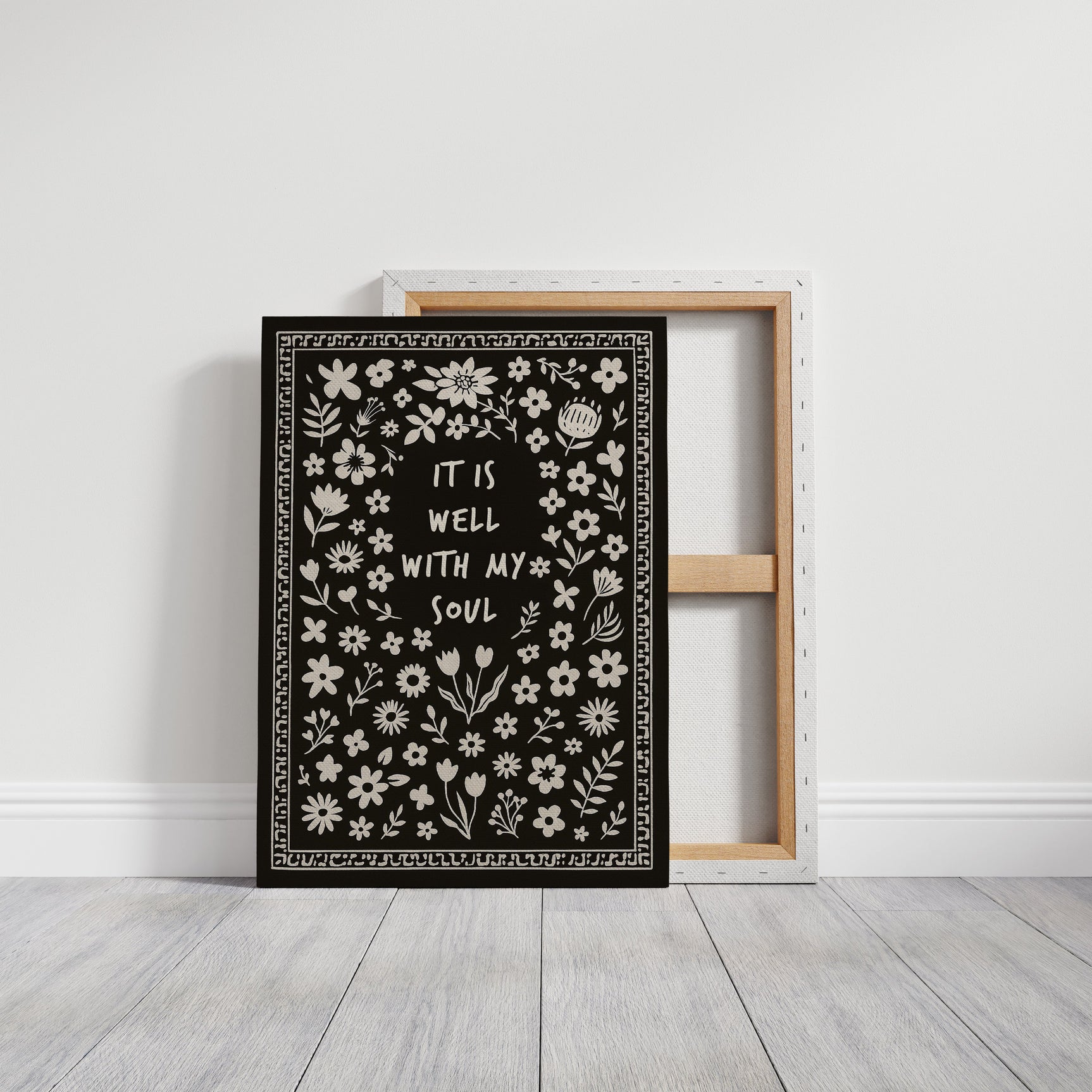 It Is Well With My Soul Floral Print