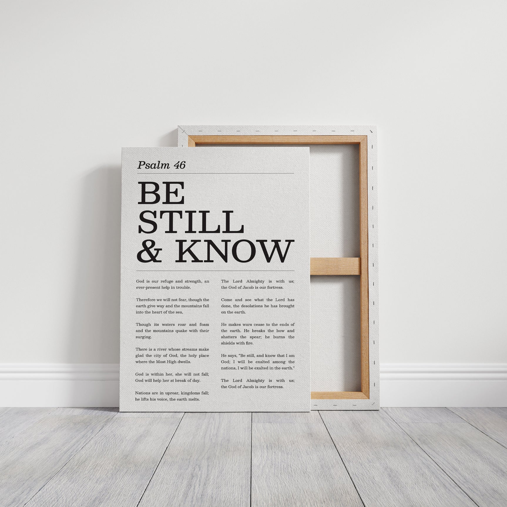 Be Still and Know Psalm 46