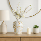 Sageshaw White/Gold Chinoiserie
