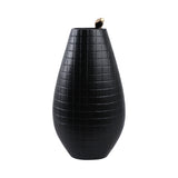 Lucashaven Black/Gold Large Vase