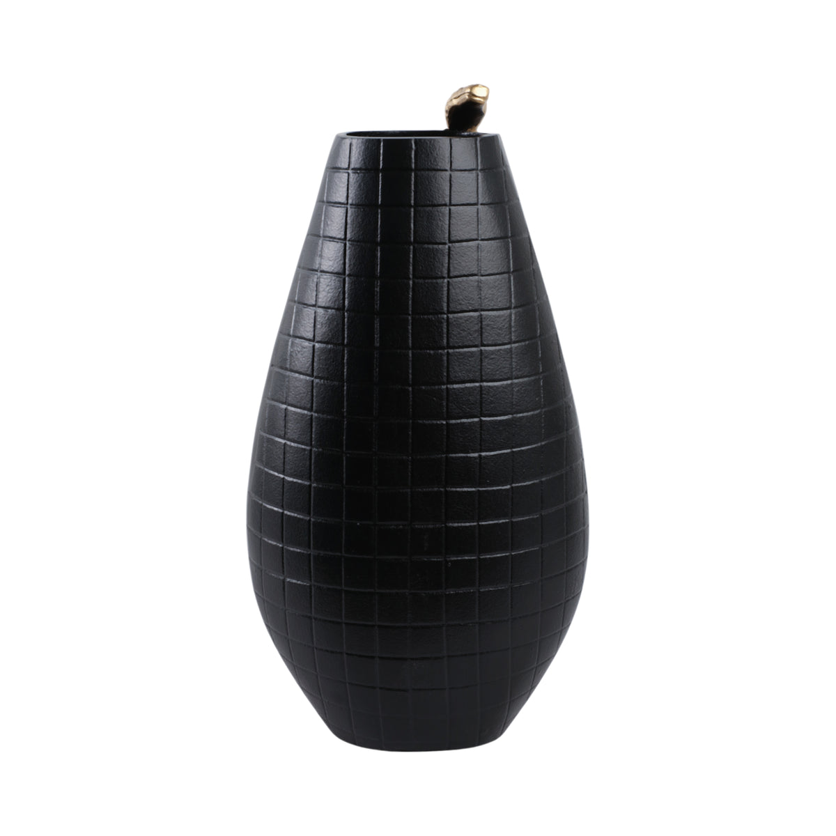 Lucashaven Black/Gold Large Vase
