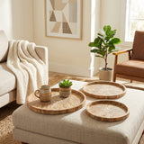 Fentonrun Brown/Tan Trays (Set of 3)