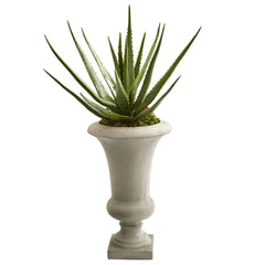 29” Aloe Artificial Plant in Urn - Ornate Home